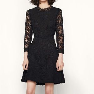 Black lace dress